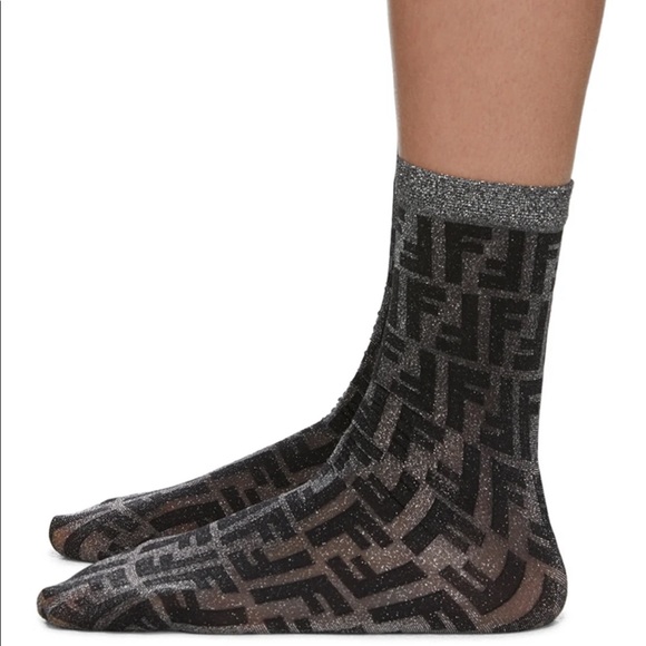 Fendi Glitter Socks - Picture 6 of 6